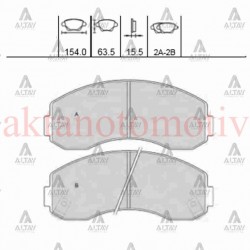 FREN BALATA BONGO 98-11 / K2700 - K2500 ÖN FREN BALATA BONGO 98-11 / K2700 - K2500 ÖN